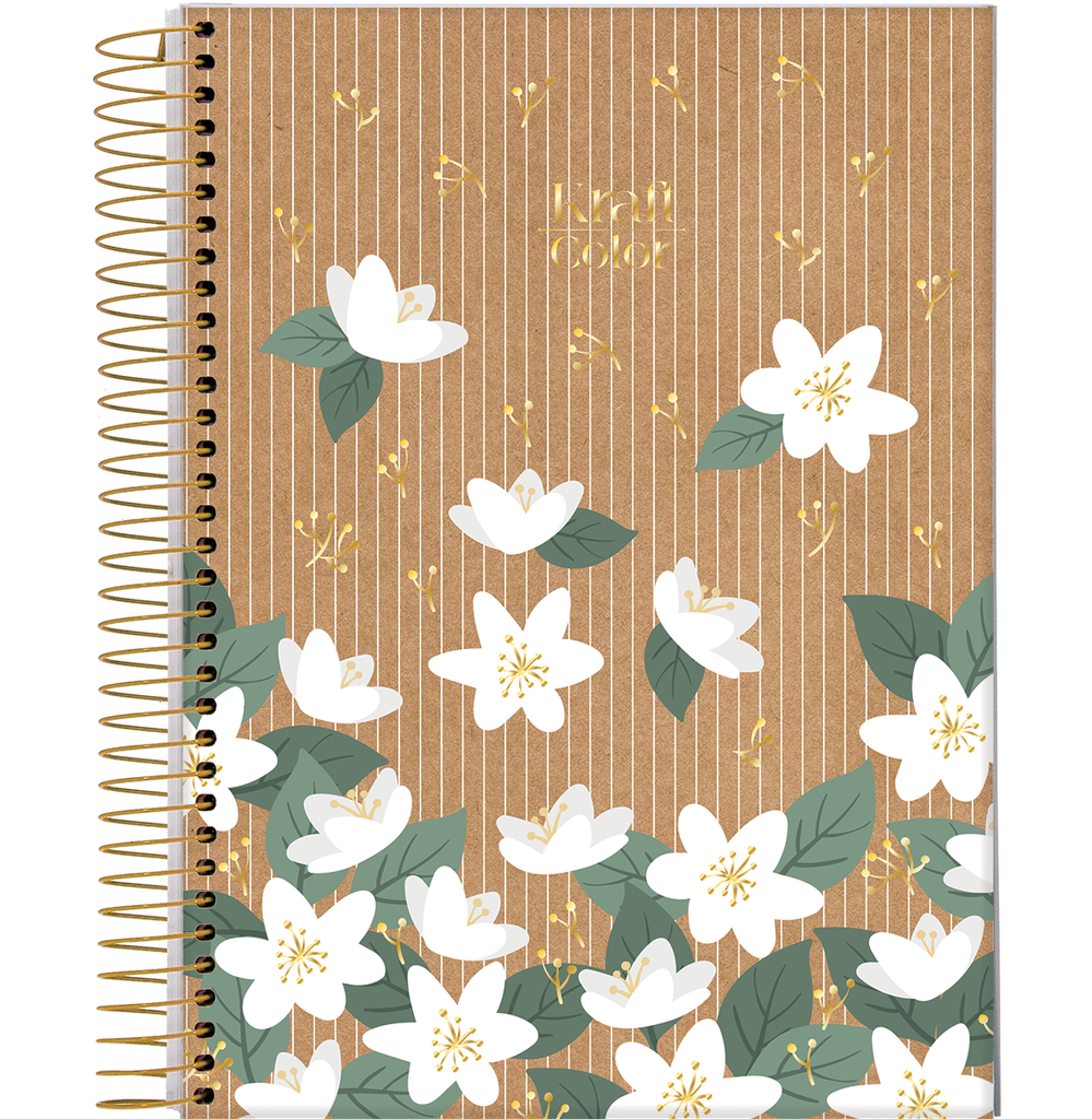 CUADERNO JANDAIA TAPA DURA 17X24 80 HOJAS KRAFT