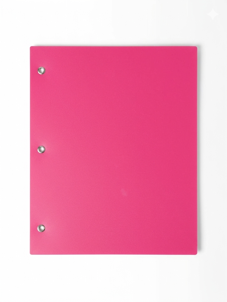 CARPETA LAMA Nº3 2 TAPAS PVC FUCSIA