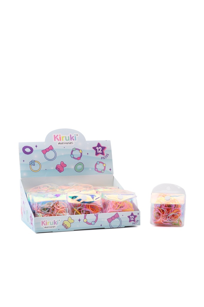 SOBRE COLITAS DE GOMA KIRUKI PARA EL PELO CHICA