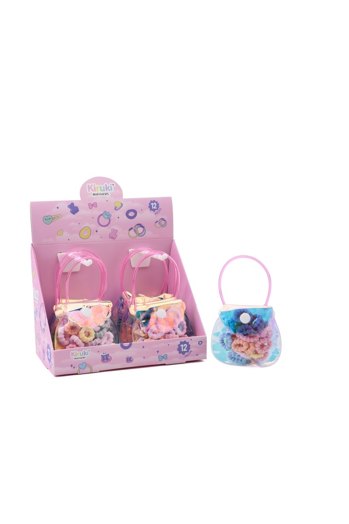 SOBRE CARTERA COLITAS KIRUKI PARA EL PELO CHICA X20 FLORES