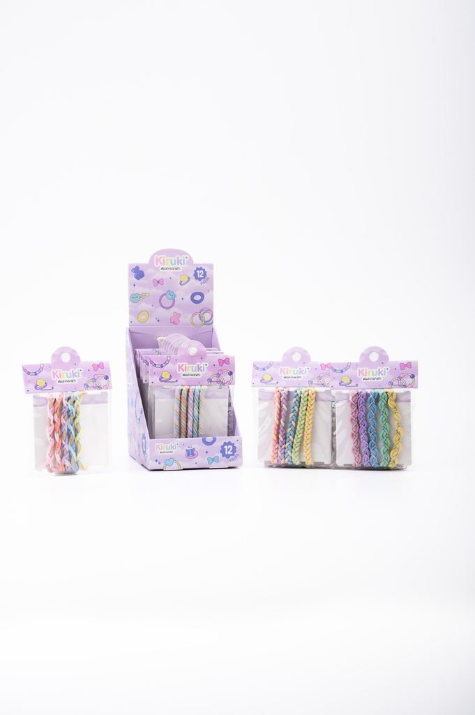 SOBRE COLITAS KIRUKI PARA EL PELO TRENZADA X 5