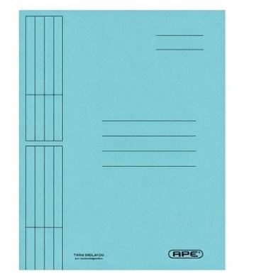 CARPETA 3 SOLAPAS OFICIO F/40 X25 CELESTE