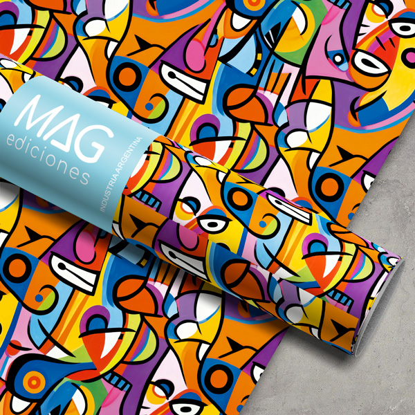 PAPEL PARA REGALO MAG 70X100 X 10 5144 PICASSO