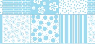 CARTULINA DECORADA MAG X10 6123 COLLAGE CELESTE