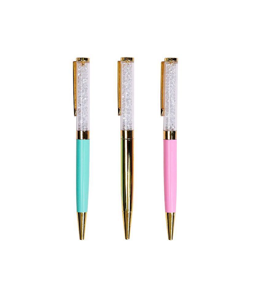 BOLIGRAFO MP METALICO CON CAPSULA STONE X12