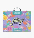 SET DE ARTE FOOTY HAPPY COLOURS FLOWERS
