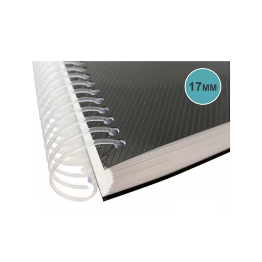 [0018-00049] ESPIRAL 17MM TRANSPARENTE X50 (100H)