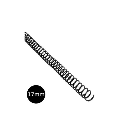 [0018-00051] ESPIRAL 17MM NEGRO X50 (100H)