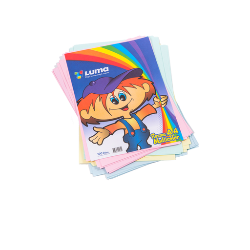 [22-05] RESMA LUMA MULTICOLOR A4 X100HJS.