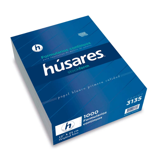 [3135] FORMULARIO CONTINUO HUSARES 12X24 LISO