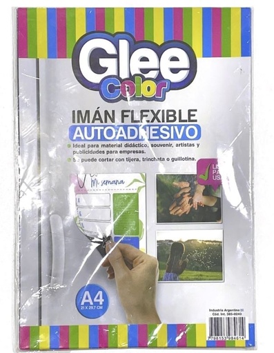 [385-0240] IMAN FLEXIBLE A4 AUTOADHESIVO LIGGO X10