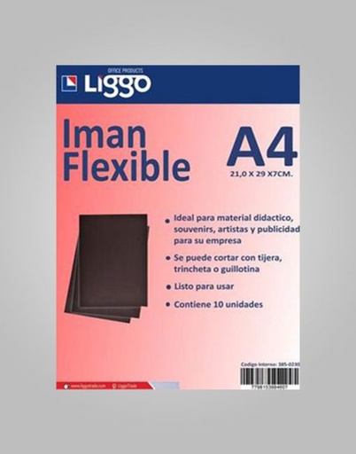 [385-0230] IMAN FLEXIBLE LIGGO A4 X10