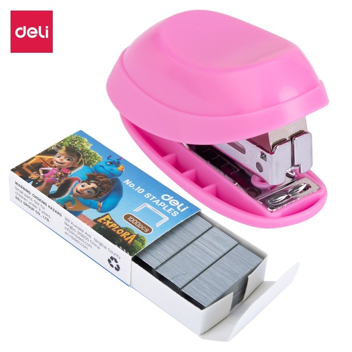 [E0220] ABROCHADORA DELI MINI EXPLORA N°10 + BROCHES