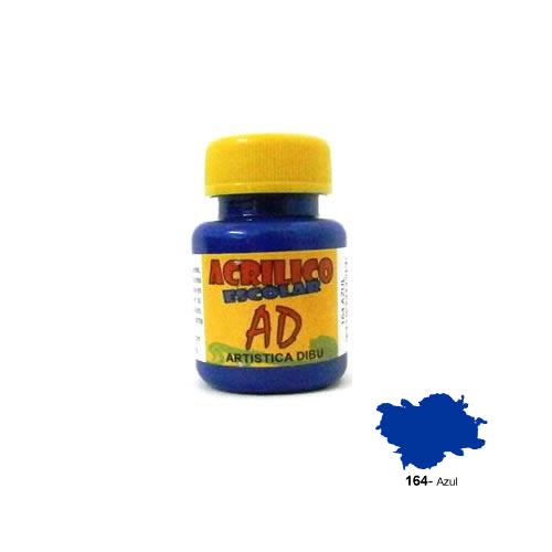 [058732-164] ACRILICO ESCOLAR AD 40ML COLOR AZUL