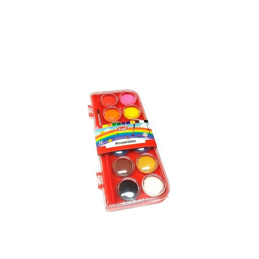 [TR1022] ACUARELA TRABI X 12 ESTUCHE RIGIDO
