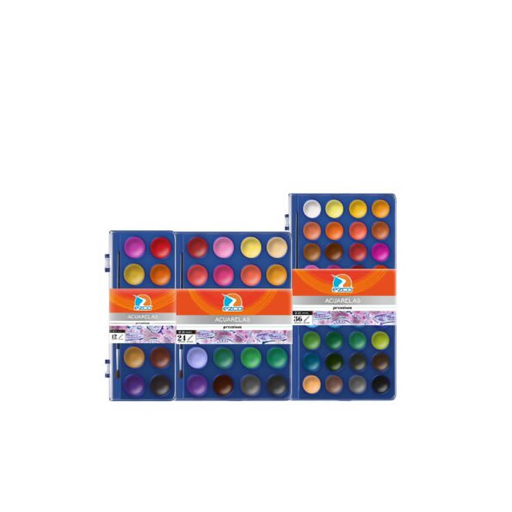 [404100-36] ACUARELA EZCO X36 COLORES PREMIUM