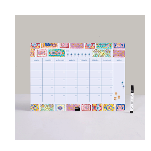 [7798196175895] PLANNER IMANTADO FERA MES PATCHWORK + MARCADOR