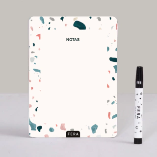 [L7798196176021] PLANNER IMANTADO FERA NOTAS TERRAZO + MARCADOR
