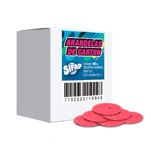 [9999500023] ARANDELA DE CARTON SIFAP POTE X500