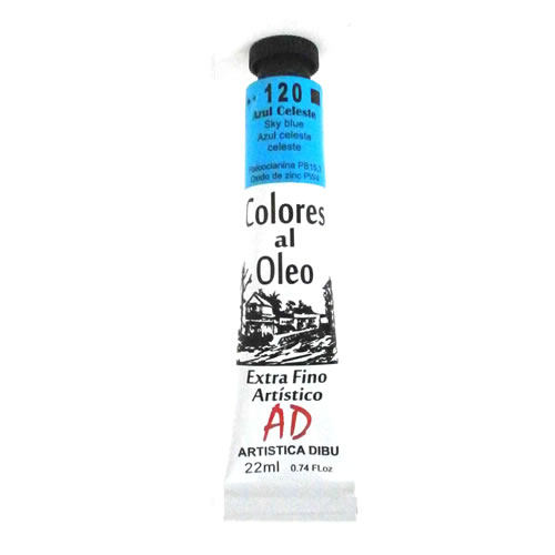 [058726-120] OLEO AD 22ML AZUL CELESTE LIQUIDACION