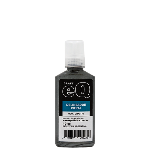[1350-102] DELINEADOR VITRAL EQ 40CC NEGRO