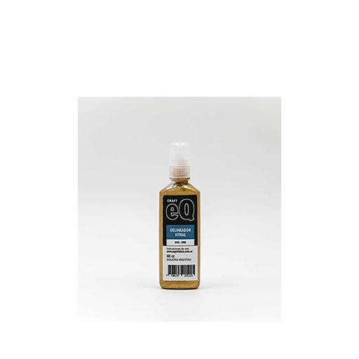 [1350-040] DELINEADOR VITRAL EQ 40CC ORO