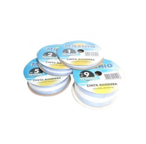 [2100] CINTA ARGENTINA NUEVO MILENIO Nº1 8MMX10MT