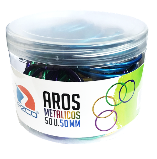 [550100] ARO ARTICULADO EZCO N°50 COLOR X 50