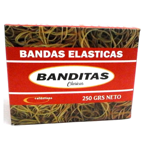 [CB250] BANDAS ELASTICAS BANDITAS CAJA X250G