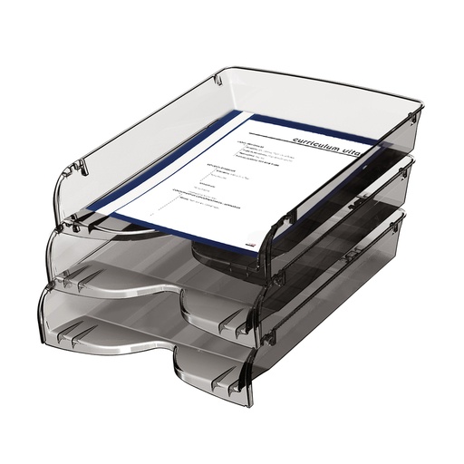 [801NG] BANDEJA PAPELERA PIZZINI 1 PISO X3 NEGRO 801NG