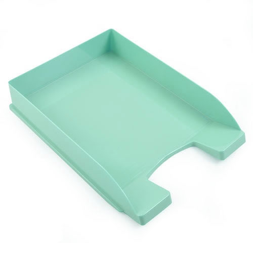 [200-7090] BANDEJA PAPELERA LIGGO A4 VERDE PASTEL