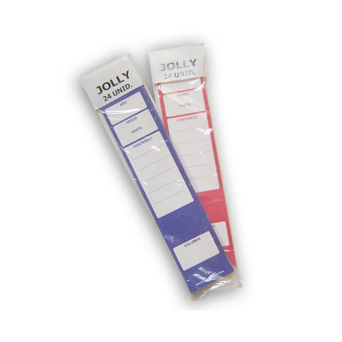 [0684-00203] LOMOS PARA BIBLIORATO JOLLY X24 UNIDADES