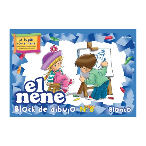 [215436] BLOCK EL NENE Nº6 24 HOJAS BLANCO