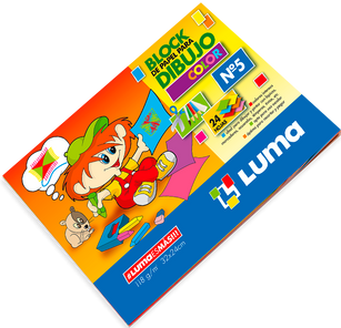 [81-51] BLOCK LUMA Nº5 24 HOJAS COLOR