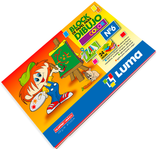 [81-61] BLOCK LUMA Nº6 24 HOJAS COLOR