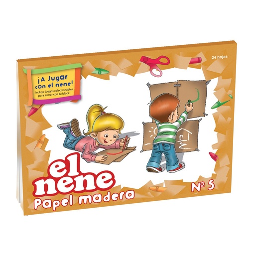 [210218] BLOCK EL NENE Nº5 24 HOJAS KRAFT