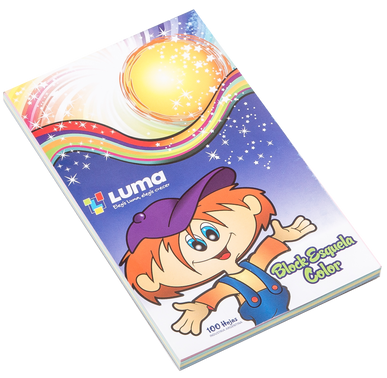 [23-11] BLOCK LUMA ESQUELA 100 HOJAS MULTICOLOR