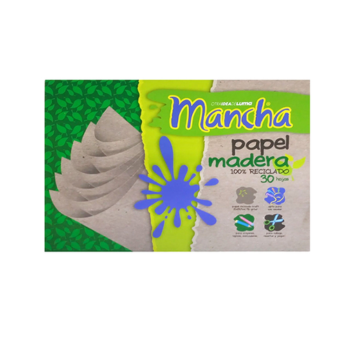 [83-06] BLOCK LUMA MANCHA A4 30 HOJAS MADERA