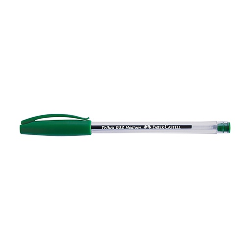 [343262] BOLIGRAFO FABER TRILUX 032 1.0 X 50 VERDE