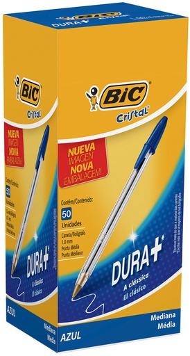 [835205] BOLIGRAFO BIC CRISTAL 1.0 X 50 AZUL