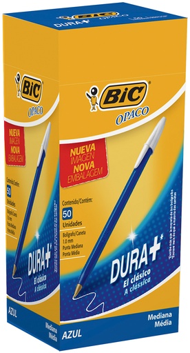 [861844] BOLIGRAFO BIC OPACO 1.0 X50 AZUL