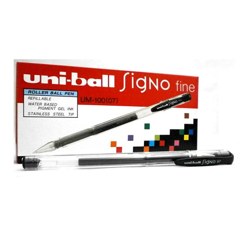 [UB SIGNO] BOLIGRAFO UNI SIGNO GEL COLOR NEGRO