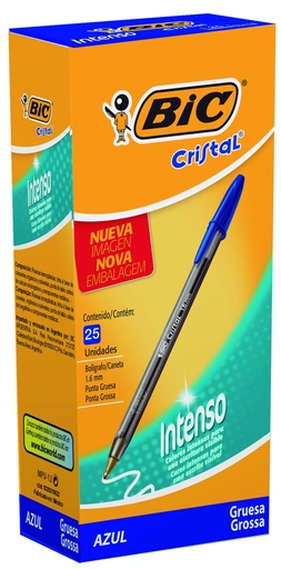 [884633] BOLIGRAFO BIC CRISTAL 1.6 X 25 AZUL