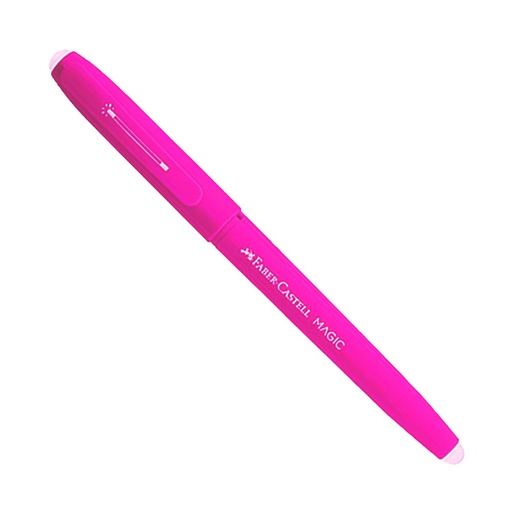 [347328] BOLIGRAFO FABER BORRABLE MAGIC ROSA X12 TINTA AZUL PROMO