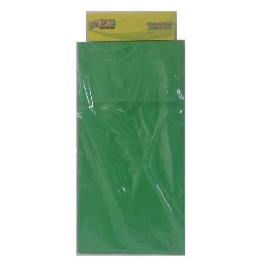 [FB3VERD] BOLSA SOUVENIR EVACOR 12x25x7cm X 10 UNIDADES VERDE OSCURO