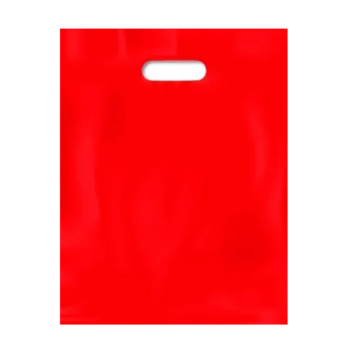 [0691-00268] BOLSA RIÑON 30X40 LISA COLOR ROJO X50