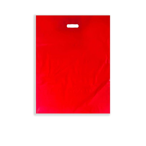 [0691-00296] BOLSA RIÑON 35X45 LISA COLOR ROJO X50