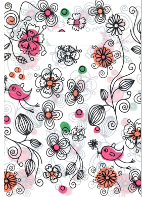 [0691-00378] BOLSA RIÑON 25X35 FLORES COLOR X50