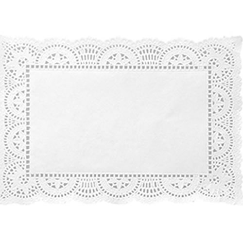 [BC3545] BLONDA DE PAPEL CALADA 35X45CM BLANCA X100 LIQUIDACION