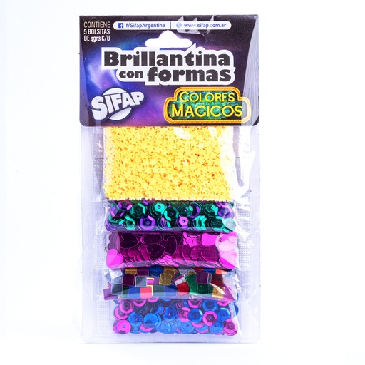 [MAGICOS] BRILLANTINA SIFAP X5 COLORES MAGICOS